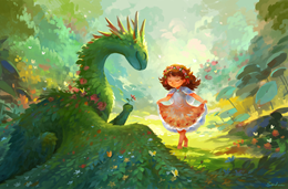 Девочка и дракон 